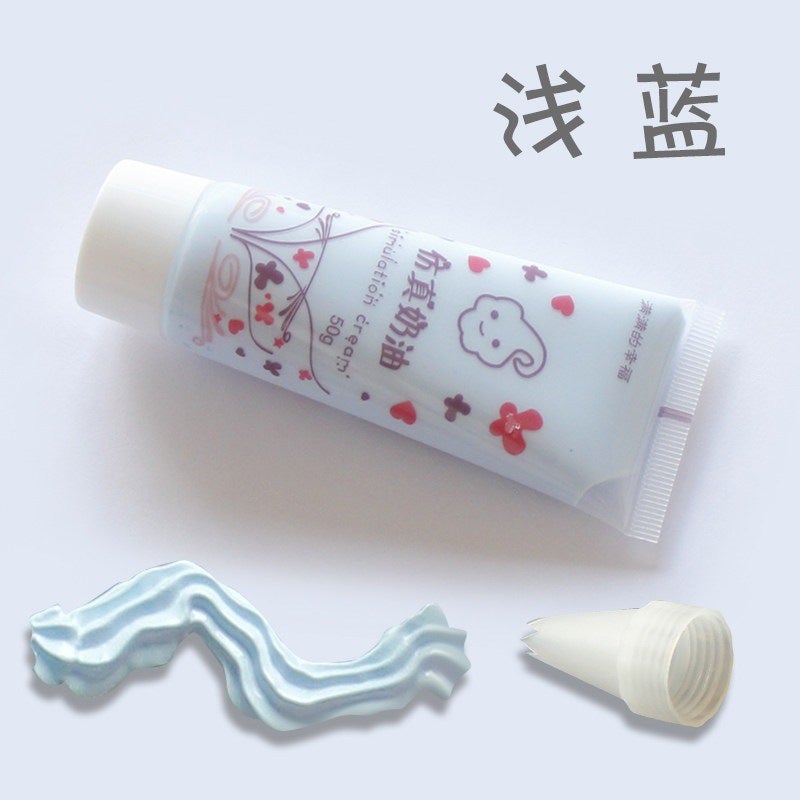 Simulated Cream Glue Non-Woven Alcohol Glue Diy Material Package Handicraft Transparent Strong Mosaic Transparent Glue - Image 1